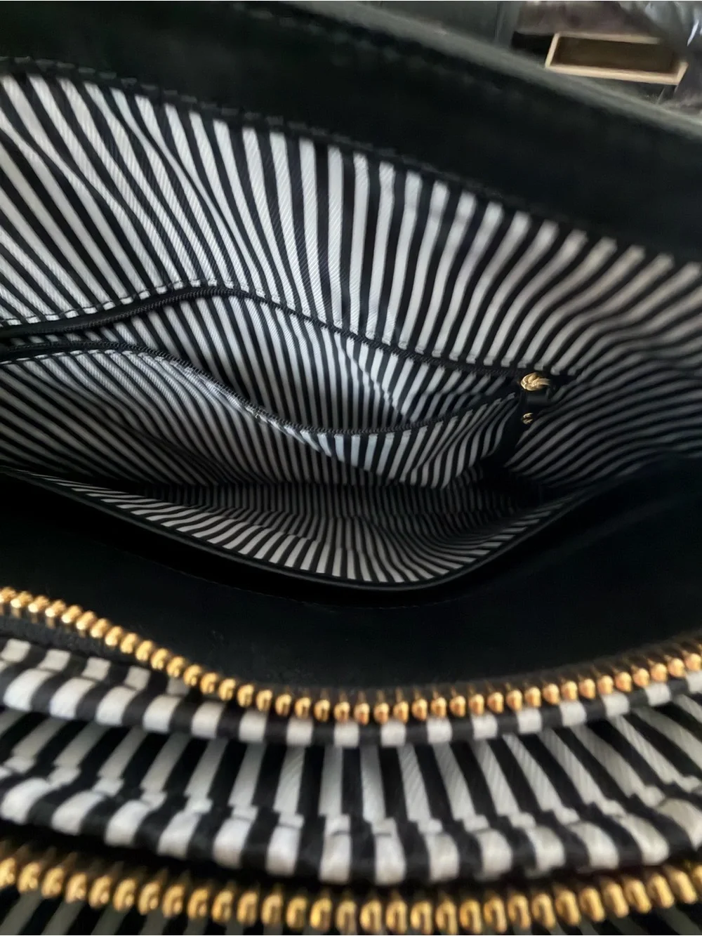 Kate Spade Black Saffiano Leather Staci Large Laptop Tote Bag